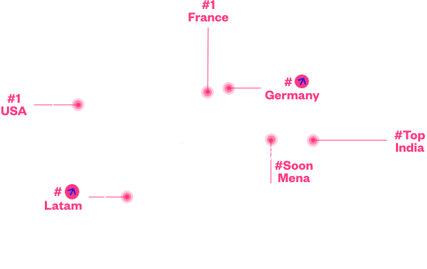 Worldwide footprint stats ohmygoal